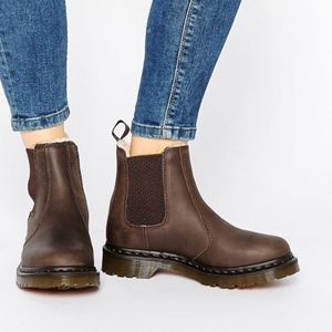 Dr Martens Leonore Fur Lined Chelsea Boots